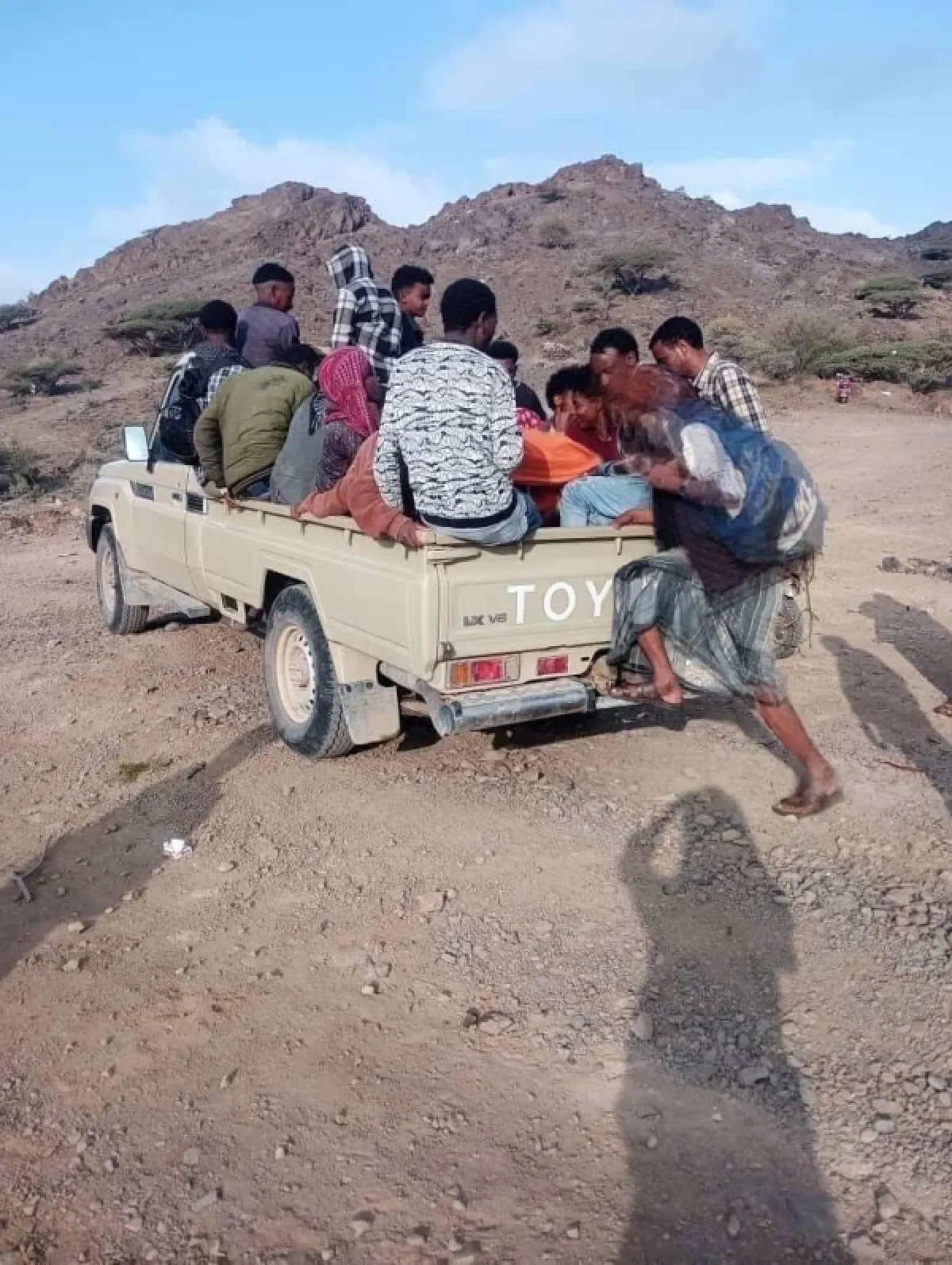 وصول 200 مهاجر إثيوبي غير شرعي إلى سواحل شبوة