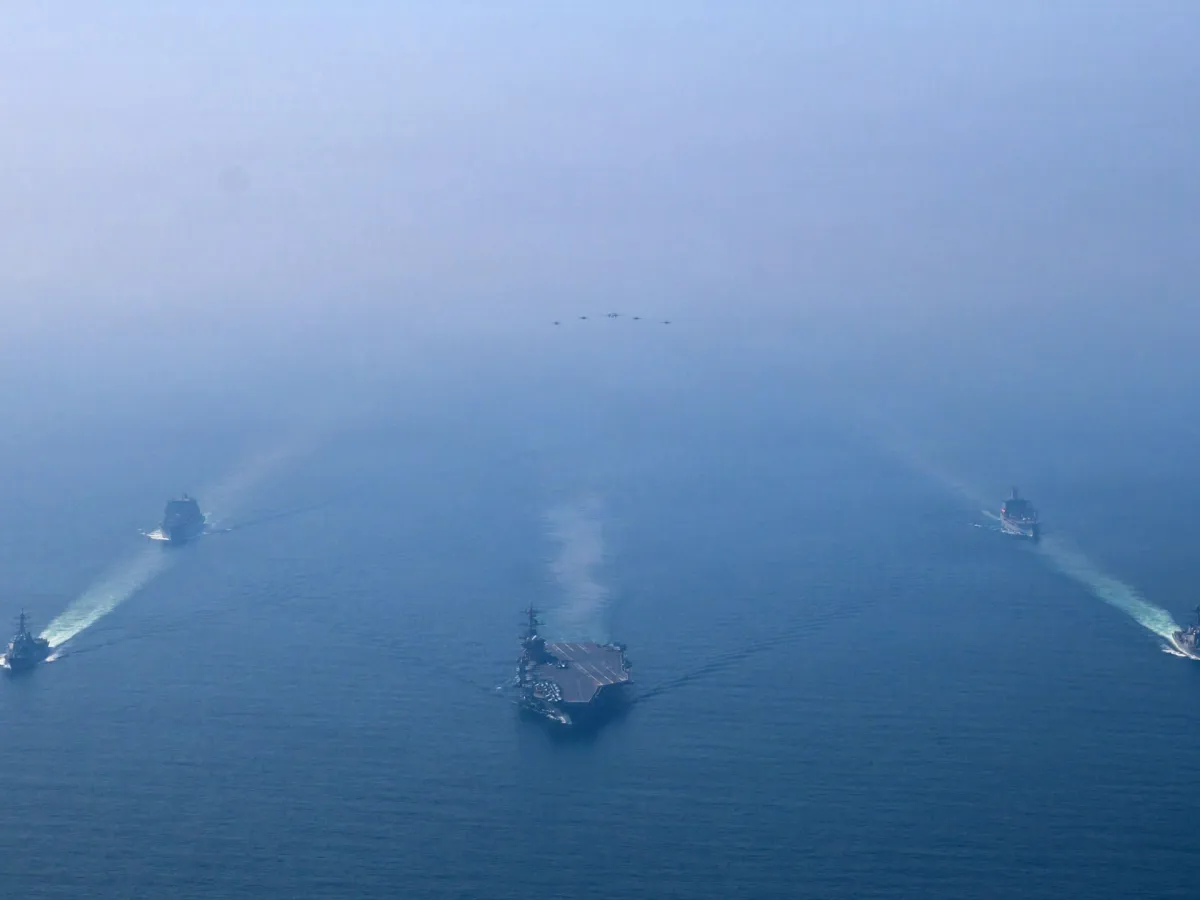 عاصفة عسكرية أمريكية كبيرة تقترب من إيران