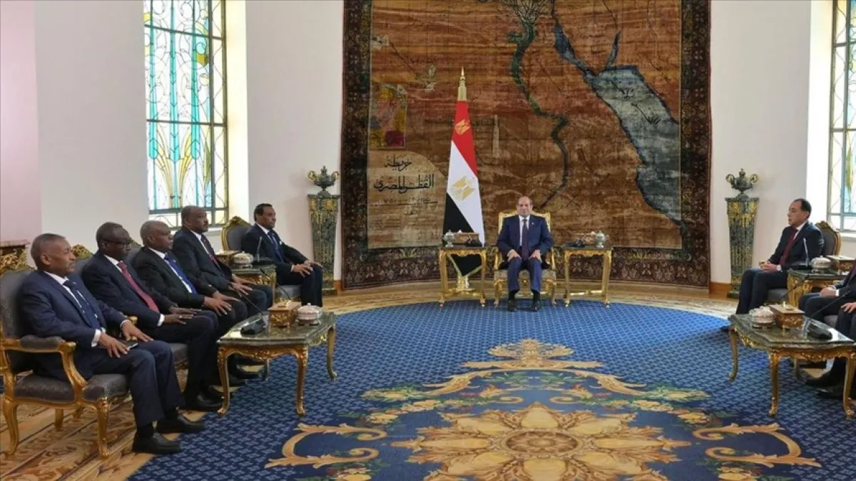 السيسي يستقبل إدريس في القاهرة