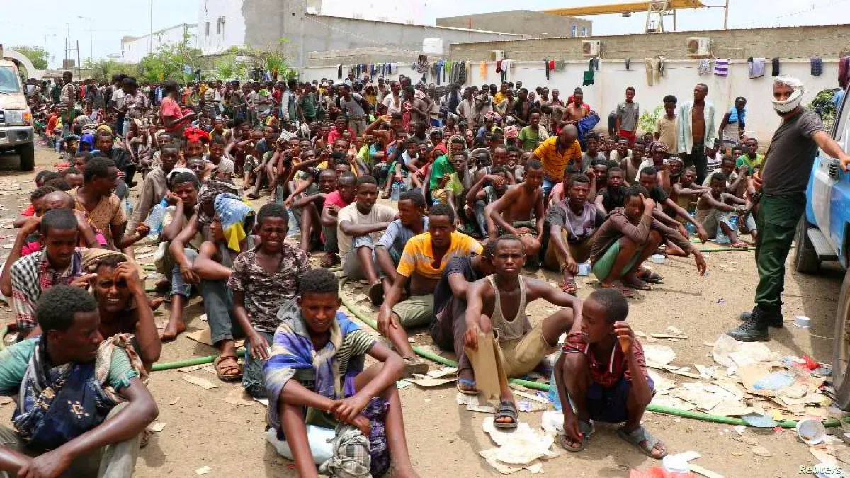 المنظمة الدولية للهجرة تُجلي عشرات الإثيوبيين العالقين في اليمن