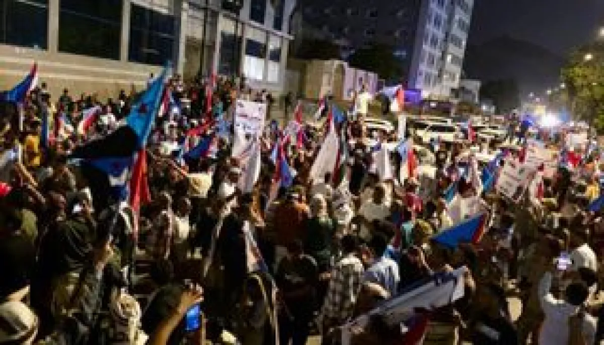 هيومن رايتس ووتش تتهم حكومة المجلس الرئاسي بقمع المتظاهرين في عدن وسيئون