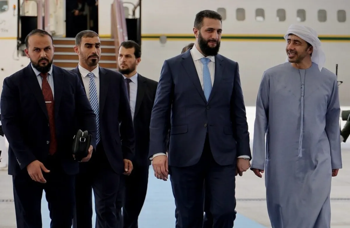 الرئيس السوري أحمد الشرع يصل الإمارات