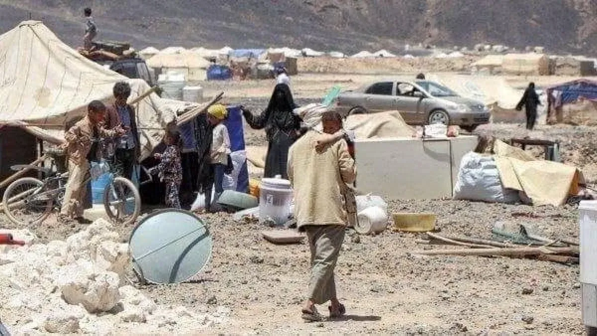 الهجرة الدولية ترصد نزوح 19 أسرة يمنية خلال أسبوع