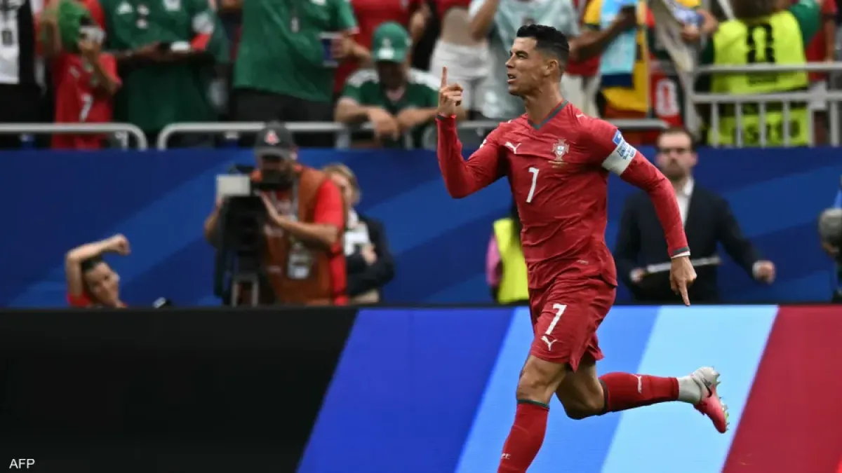 رونالدو أول لاعب يسجل في 6 نسخ متتالية من كأس العالم