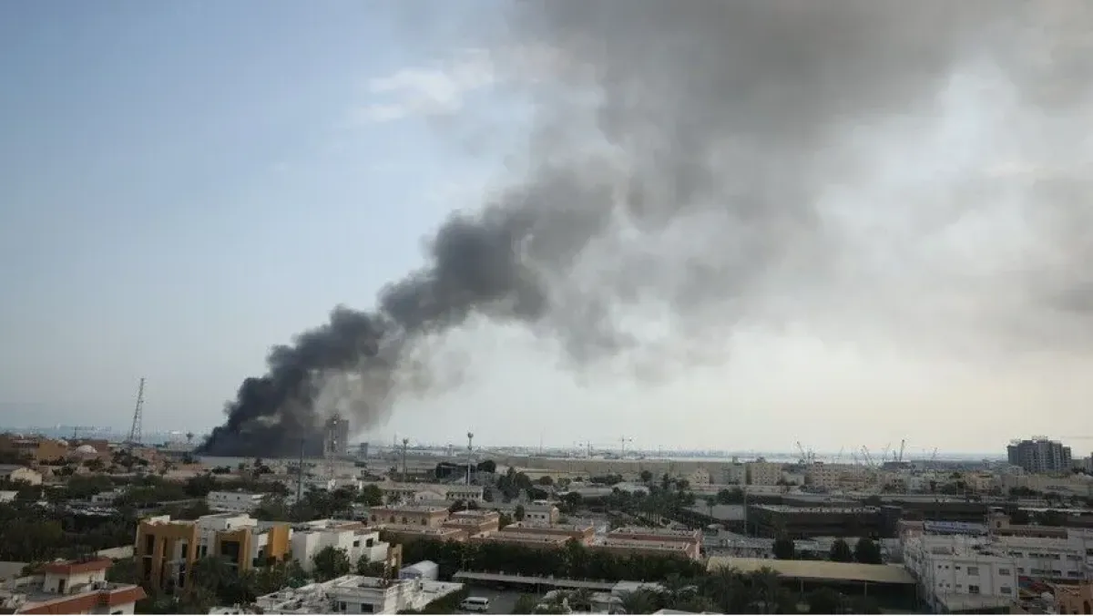 إيران تعلن استهداف قاعدة الصخير الجوية في البحرين بمسيّرات انتحارية