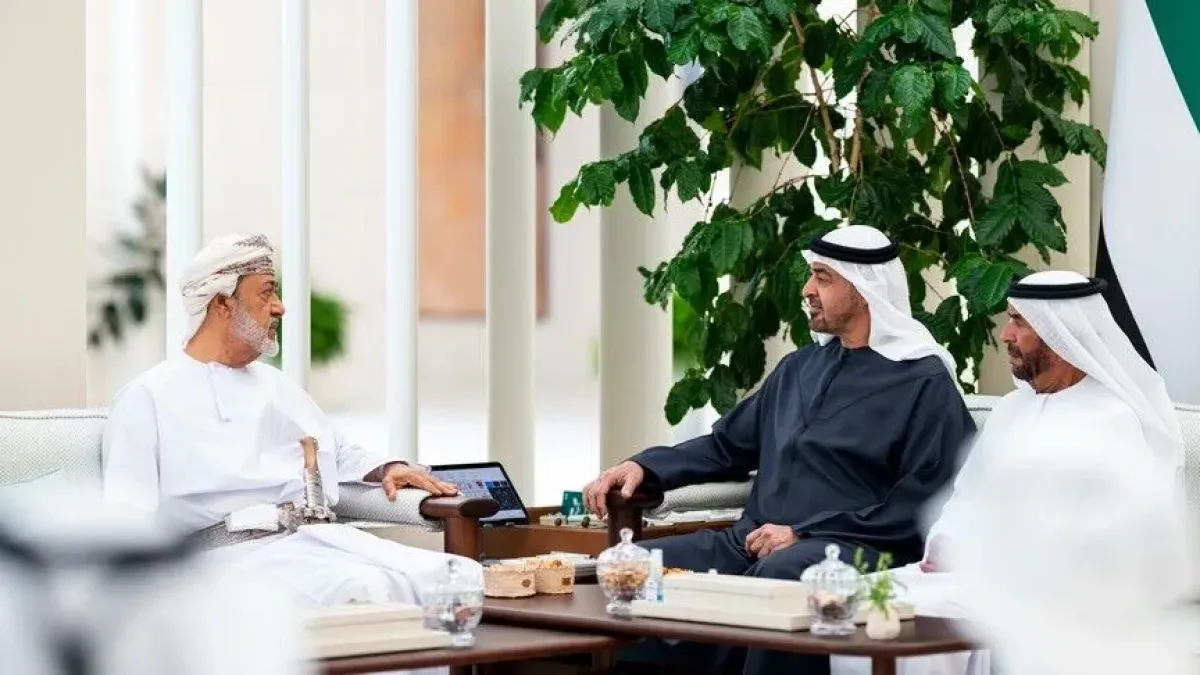 قمة إماراتية عُمانية في أبوظبي لبحث مستجدات الشرق الأوسط