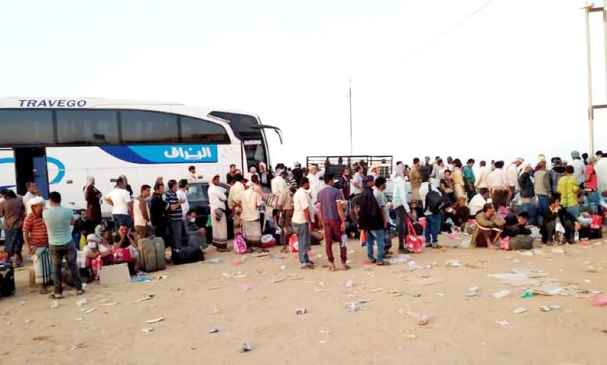 ازدحام شديد في منفذ الوديعة ومسافرون ينتظرون 3 أيام للعبور