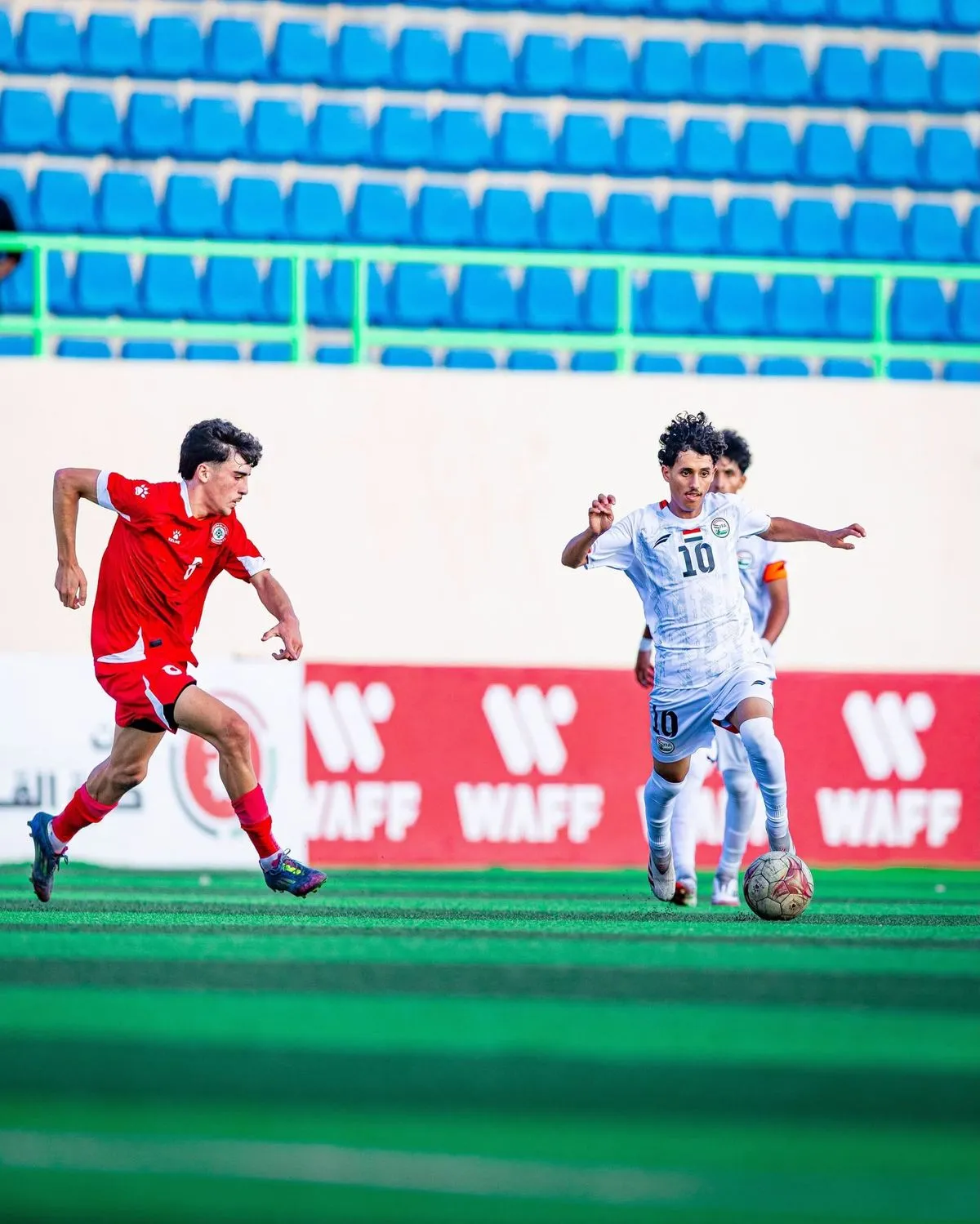منتخب اليمن للناشئين يهزم لبنان ويتصدر مجموعته بالعلامة الكاملة