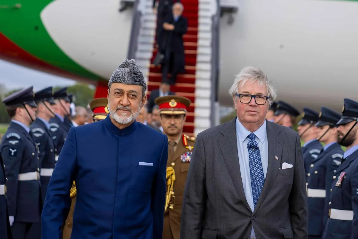 سلطان عمان في لندن